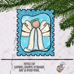 Load image into Gallery viewer, Angel Stamp Sublimation Design