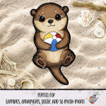 Load image into Gallery viewer, Otter with Beach Ball Design
