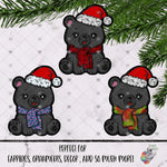 Load image into Gallery viewer, Black Sitting Polar Bear Design Bundle