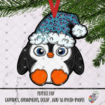 Load image into Gallery viewer, Snowflake Leopard Penguin Design