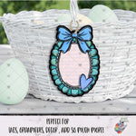 Load image into Gallery viewer, Pastel Hearts Scalloped Oval with Bow Design Bundle