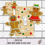 Load image into Gallery viewer, Boy and Girl Gingerbread Outlet Cover Design
