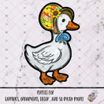 Load image into Gallery viewer, Bright Sunflower Goose in Bonnet Designs