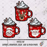 Load image into Gallery viewer, Christmas Characters Camping Mug Design