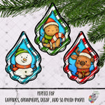 Load image into Gallery viewer, Christmas Characters Fancy Drop Design Bundle