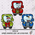 Load image into Gallery viewer, Christmas Characters Truck Design