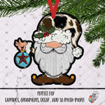 Load image into Gallery viewer, Western Christmas Gnome with Bulb Design