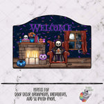 Load image into Gallery viewer, Halloween Plaque Decor Sublimation Design