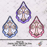 Load image into Gallery viewer, Pastel Crosses Fancy Teardrop Design Bundle