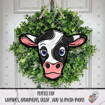 Load image into Gallery viewer, Cute Dairy Cow Head Design