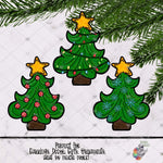 Load image into Gallery viewer, Decorated Swirl Christmas Tree Design Bundle