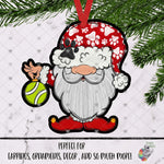 Load image into Gallery viewer, Dog Christmas Gnome with Bulb Design