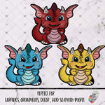 Load image into Gallery viewer, Baby Dragon Design Bundle