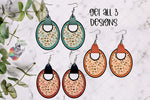 Load image into Gallery viewer, Fall Oval with Leather Design Bundle