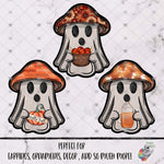 Load image into Gallery viewer, Happy Fall Mushroom Ghost Design