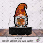 Load image into Gallery viewer, Fall Fashion Gnome Light Base Design