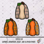 Load image into Gallery viewer, Cute Plaid Pumpkin Design Bundle