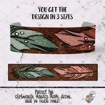 Load image into Gallery viewer, Boho Feather Cuff Bracelet Design