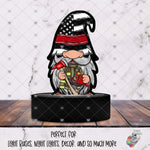 Load image into Gallery viewer, Firefighter Gnome Light Base Design