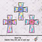 Load image into Gallery viewer, Easter Brushstroke Cross Design Bundle