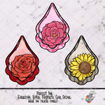 Load image into Gallery viewer, Flowers Fancy Teardrop Design Bundle