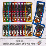Load image into Gallery viewer, Panther Football Hair Clip Design Bundle