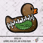 Load image into Gallery viewer, Football Rubber Duck Design