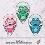 Load image into Gallery viewer, Spring Frogs Leather Earring Design Bundle