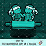 Load image into Gallery viewer, Gingerbread Couple Light Base Design