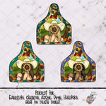 Load image into Gallery viewer, Girl with Sunflower Cow Tag Design Bundle