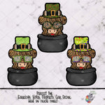 Load image into Gallery viewer, St. Patty's Glasses Highland Cow in Pot Design Bundle