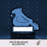 Load image into Gallery viewer, Glitter Cardinal Sign Light Base Design