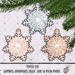 Load image into Gallery viewer, Glitter Star Snowflake Design Bundle
