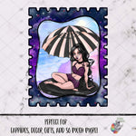 Load image into Gallery viewer, Hot Ghoul Summer Stamp Design