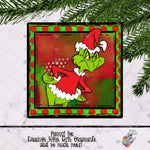 Load image into Gallery viewer, Green Guy Square Design