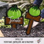 Load image into Gallery viewer, Tomato Garden Stake Design Bundle