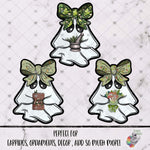 Load image into Gallery viewer, Green Witch Ghost with Bow Design Bundle