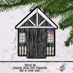 Load image into Gallery viewer, Grey American Flag Interchangeable House Design