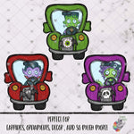 Load image into Gallery viewer, Halloween Characters Truck Design