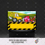 Load image into Gallery viewer, Heart Dozer Rectangle Light Base Design