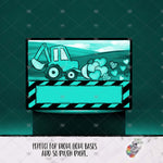 Load image into Gallery viewer, Heart Dozer Rectangle Light Base Design