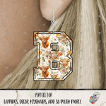 Load image into Gallery viewer, Highland Cow Letter B Design