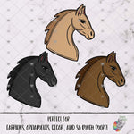 Load image into Gallery viewer, Horse Head Design Bundle