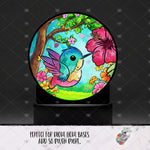 Load image into Gallery viewer, Hummingbird Round Light Base Design