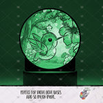 Load image into Gallery viewer, Hummingbird Round Light Base Design