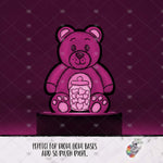 Load image into Gallery viewer, Jar of Hearts Teddy Bear Light Base Design