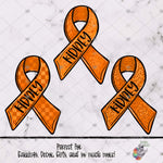 Load image into Gallery viewer, Kidney Awareness Orange Ribbon Design Bundle