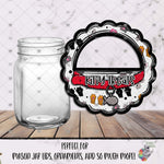 Load image into Gallery viewer, Cat Treats Mason Jar Lid Design