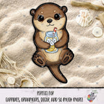 Load image into Gallery viewer, Otter with Lemonade Design