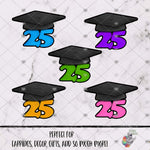 Load image into Gallery viewer, Light Colors Graduation Cap 25 Design Bundle